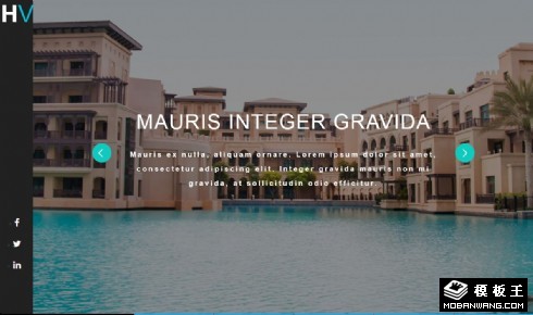 别墅租售交易响应式网页模板