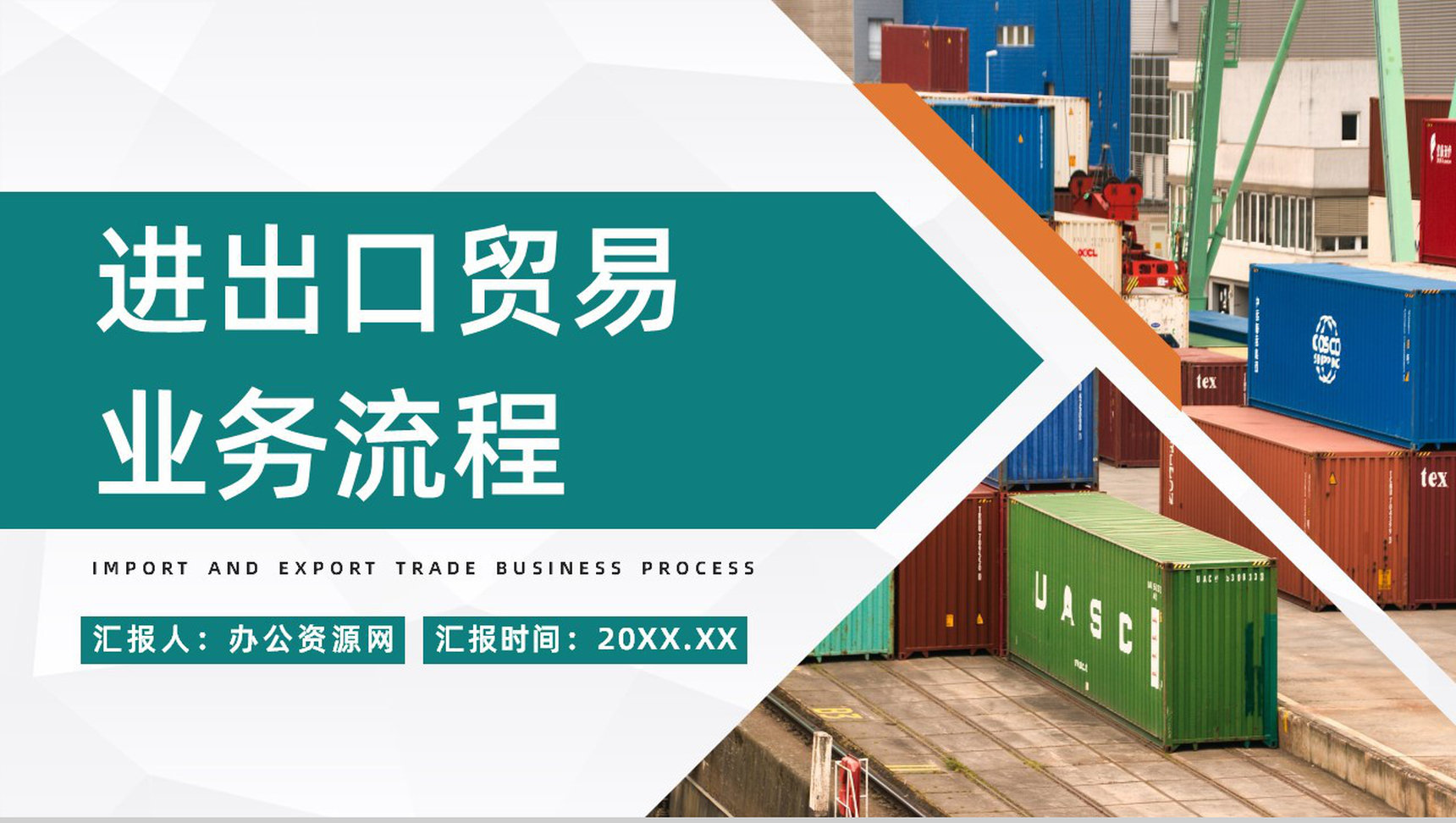 企业员工入职培训进出口贸易业务流程基础知识学习讲解外贸跟单流程培训PPT模板