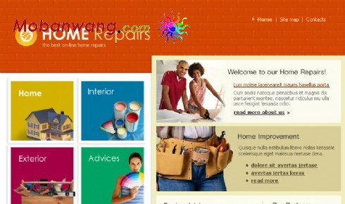 家政服务公司网页模板