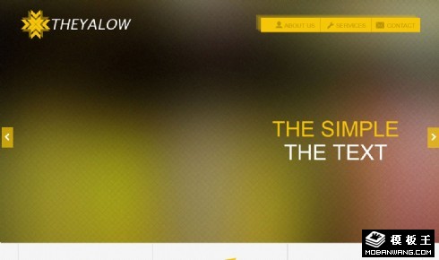 游戏卡通制作响应式网页模板