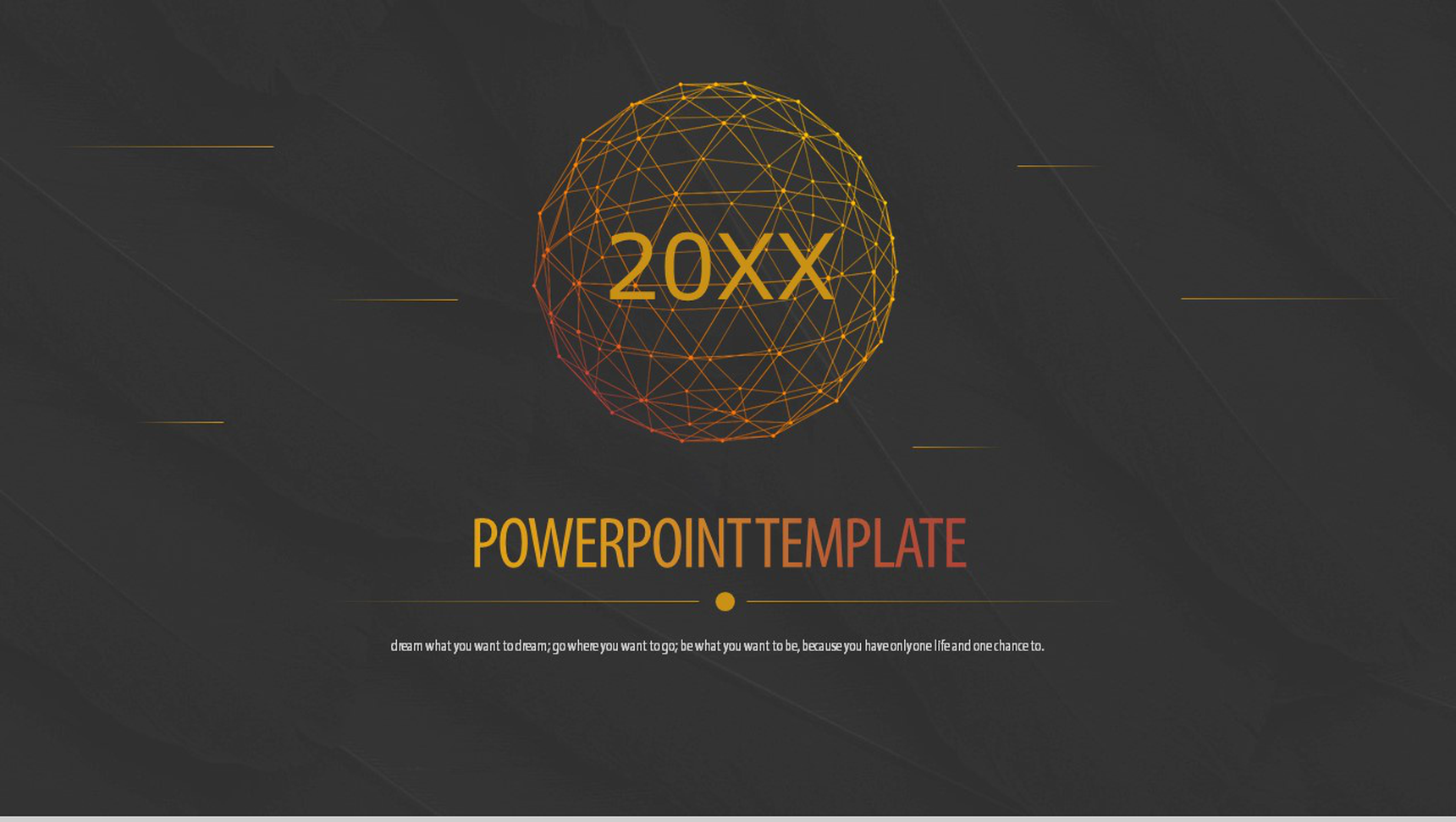 黑底金色科技风企业宣传商业融资PPT模板