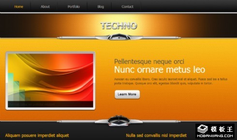 黑科技产品展示网页模板