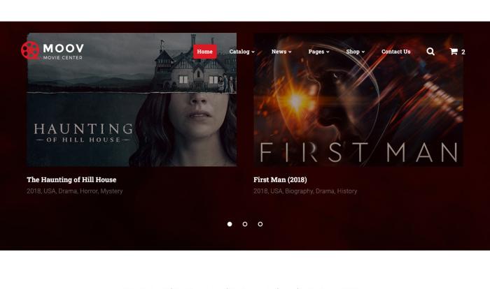 在线电影中心精品网站模板
