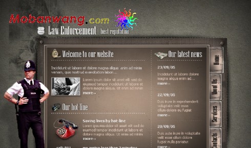 法律执行进度网站模板