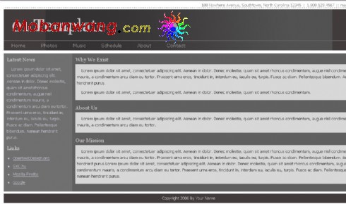 灰色工作室网页模板