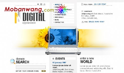 IT团队BLOG网页模板