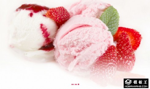 美味冰淇淋屋响应式网页模板