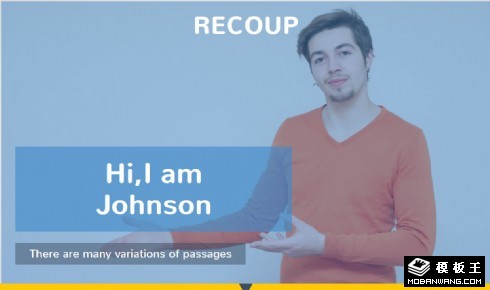 个人技能服务信息响应式网页模板