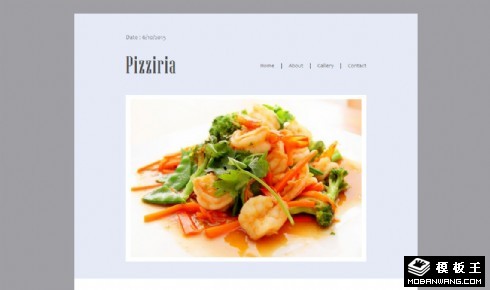 精致美食烹饪响应式网页模板