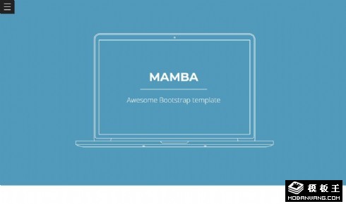 业务模块定制展示响应式网页模板