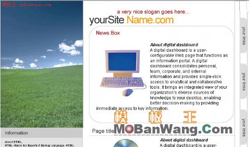 欧美电脑耗材网站模板