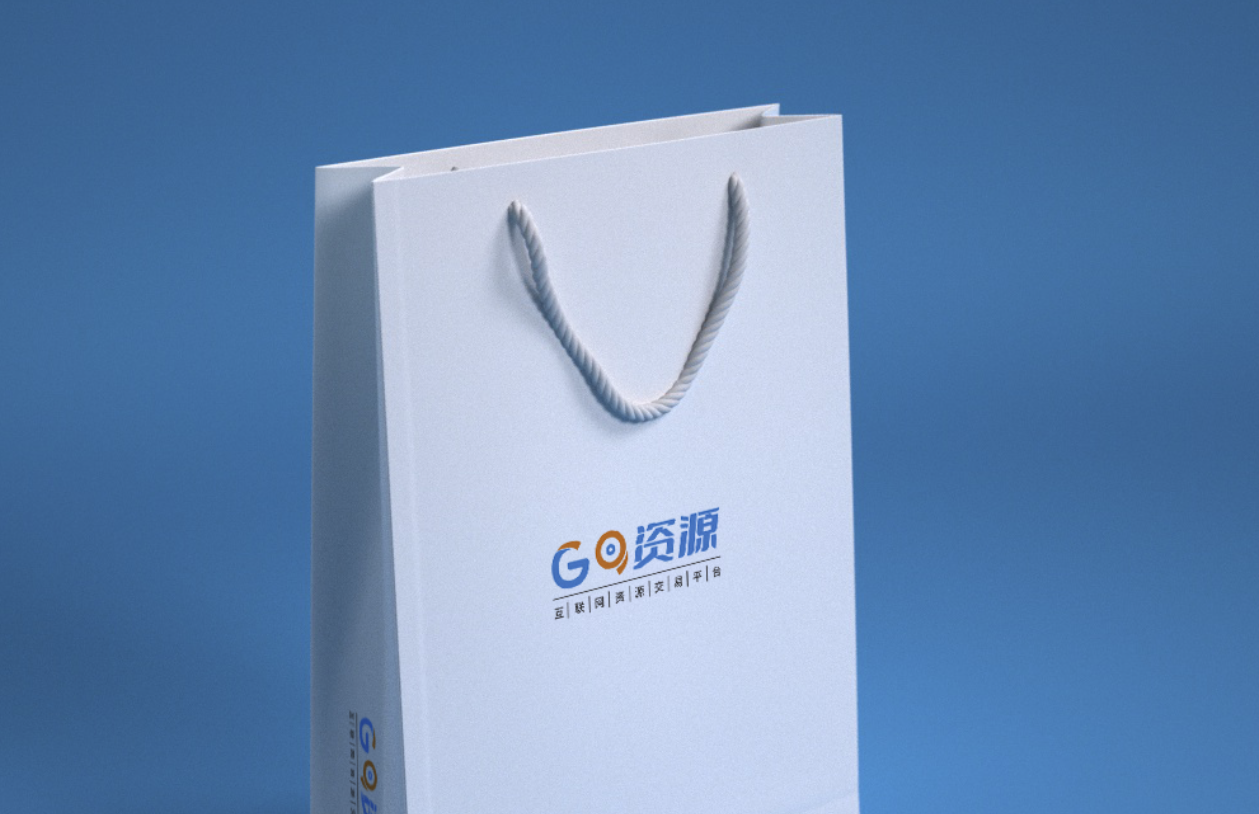 简约白色手提袋样机