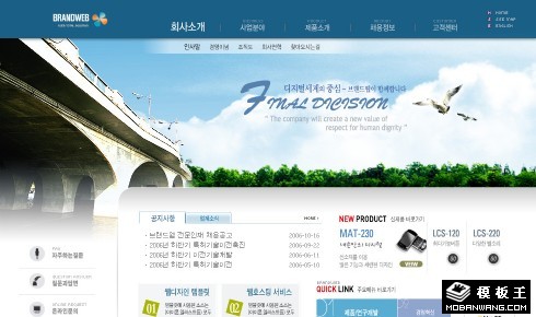 集团信息动态网页模板