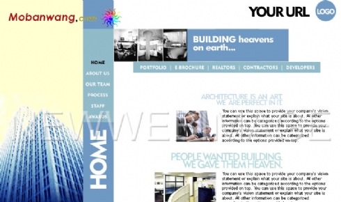 欧美室内装修设计公司网站模板