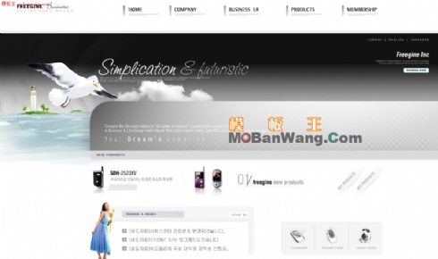 韩国女性手机选购模板