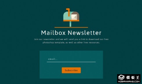 邮件订阅内容网页模板
