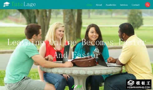 教育培养响应式网页模板