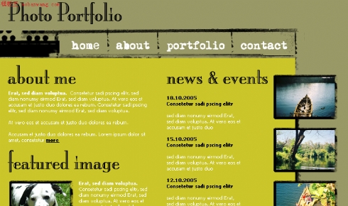 图片相关_FLASH网页模板