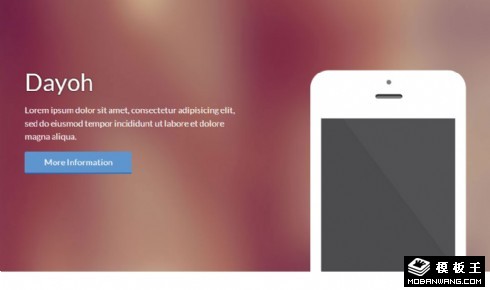 多功能产品介绍响应式网页模板