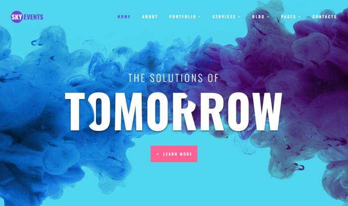 创新领航-活动策划管理网站模板