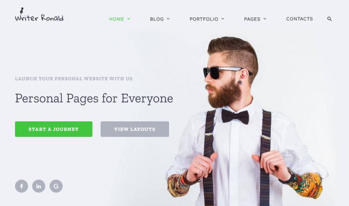 全能型个人与商业网站模板