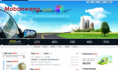 数字科技服务网站模板