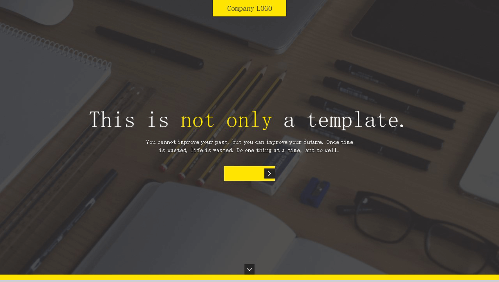 黑色大气欧美商务企业规划工作汇报PPT模板