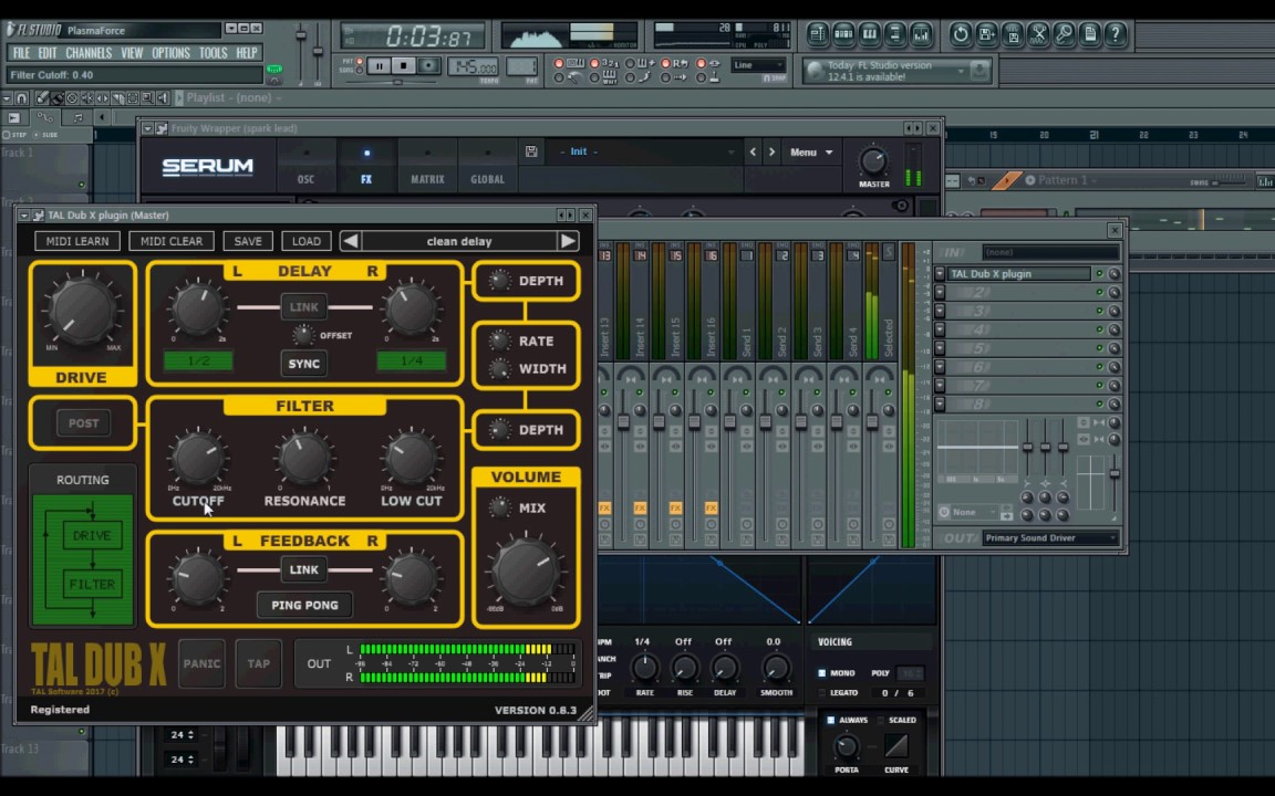 Togu Audio Line TAL-Dub-X v2.0.5 音乐插件Win版