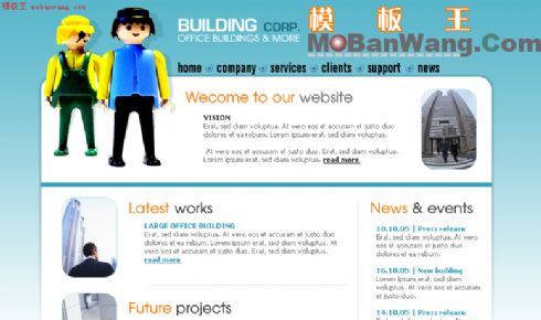 卡通相关_欧美商务模板