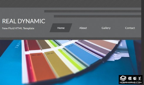 移动数据信息服务响应式网页模板