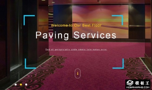 地板装修设计响应式网页模板