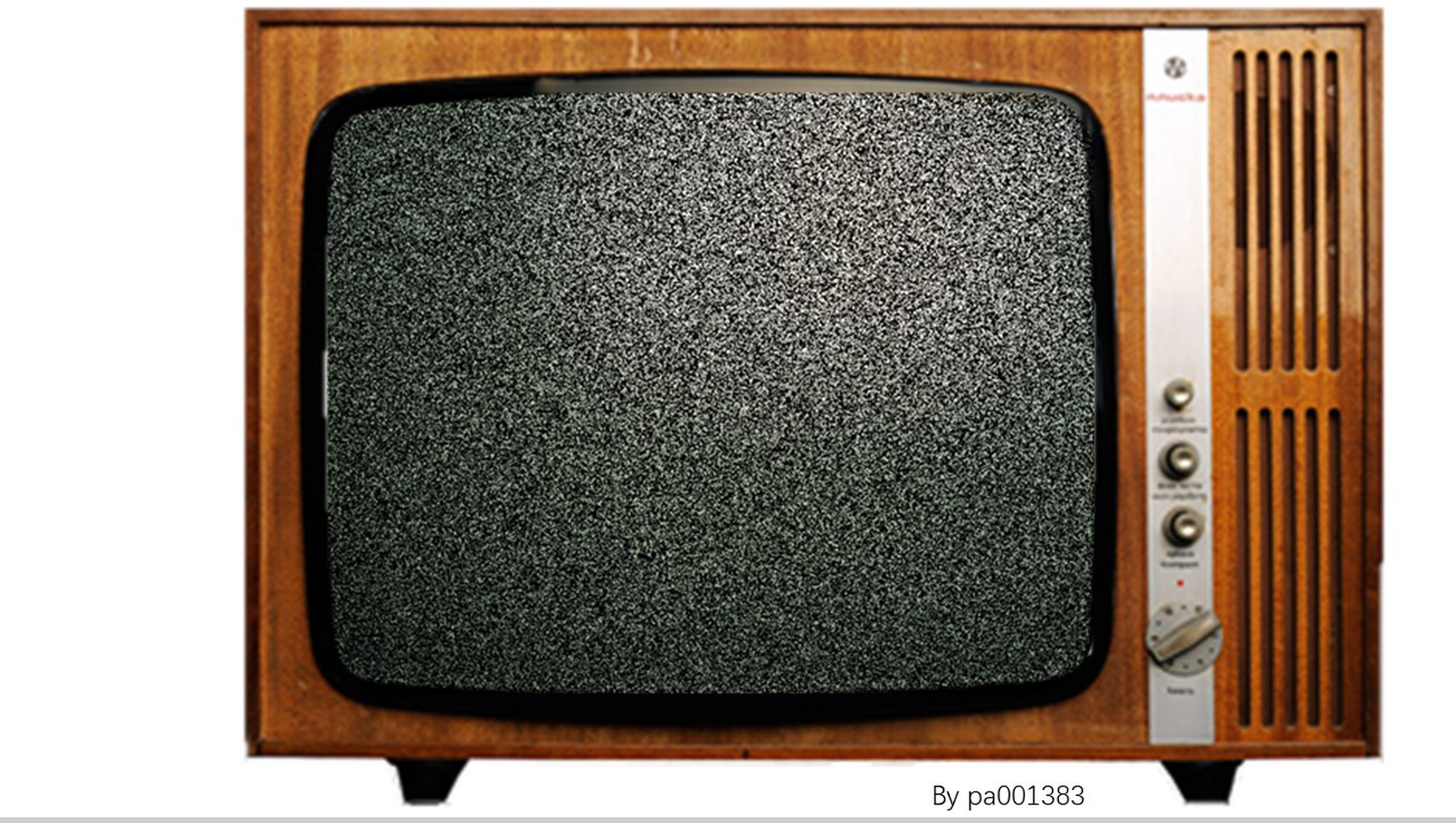 老电视扫描倒计时复古风PPT模板