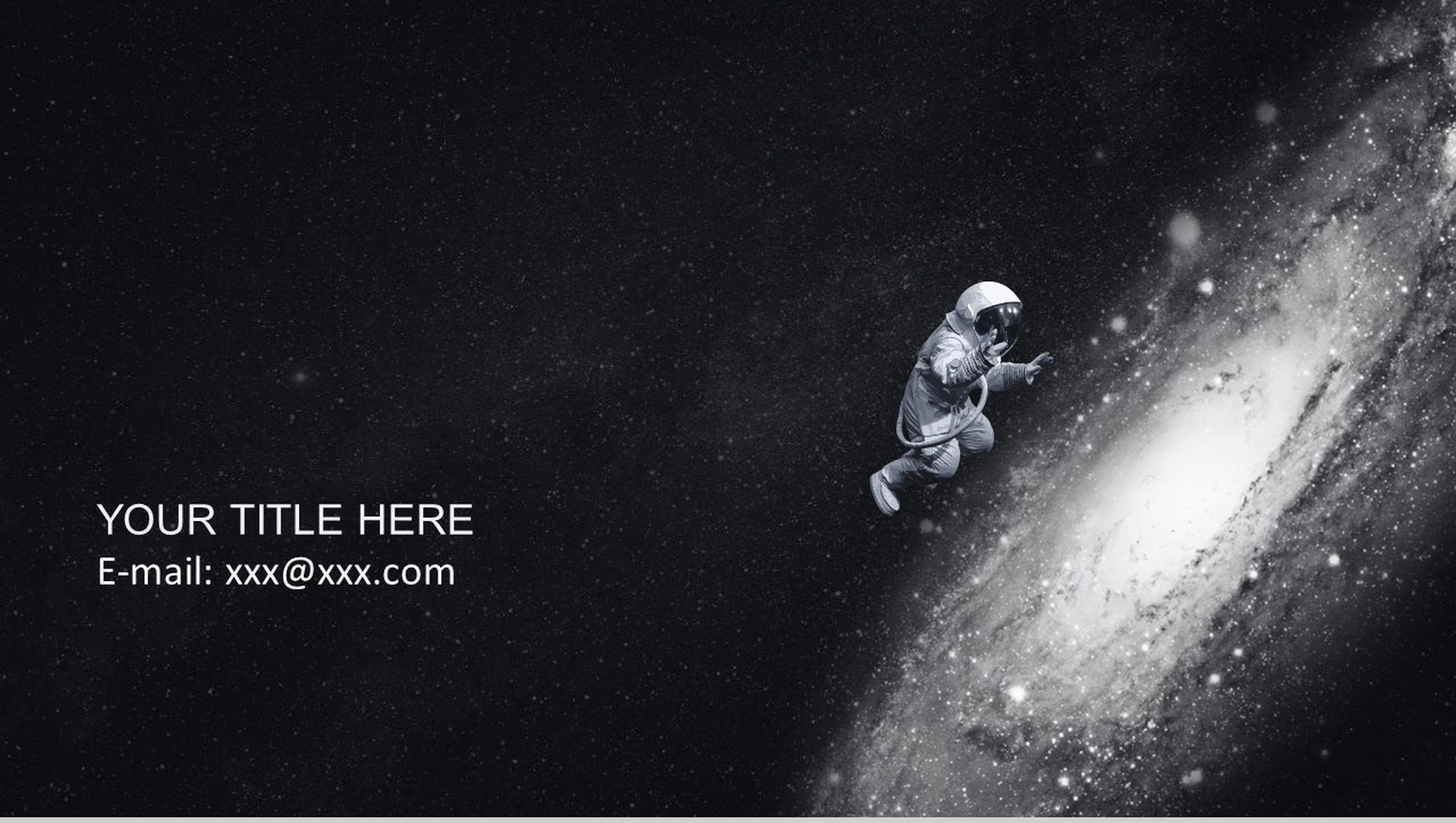 黑底科技风工作汇报会议报告PPT模板