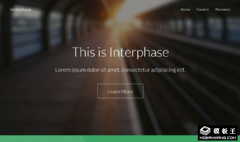 项目信息动态发布响应式网页模板