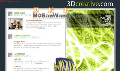 欧美3D动画制作模板