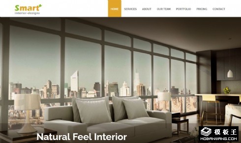 智能家装设计响应式网页模板