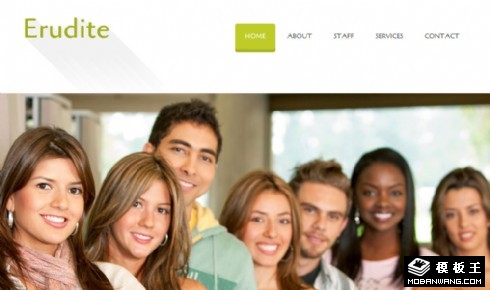 博学教育简洁网页模板