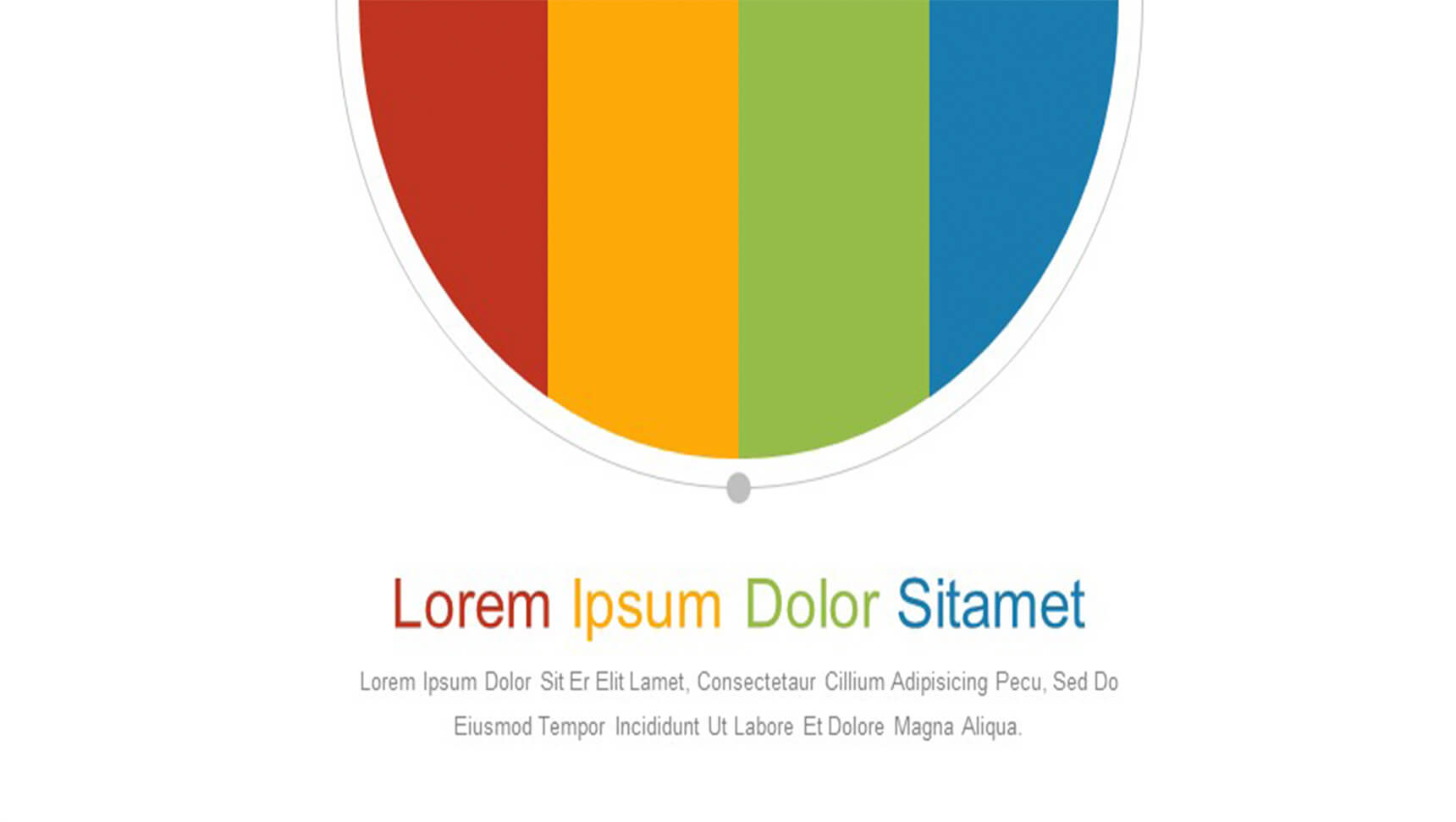 简约范四色系多图表PPT模板