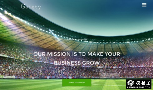 快乐足球响应式网页模板