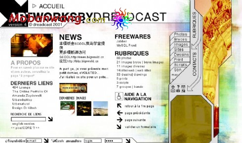 欧美艺术设计网页模板