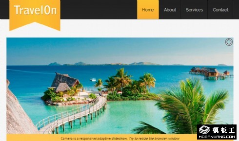 旅游预订介绍网页模板