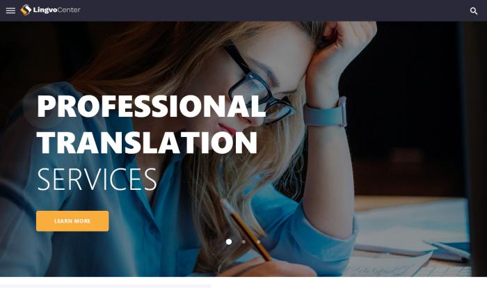 全球领先翻译公司网站模板