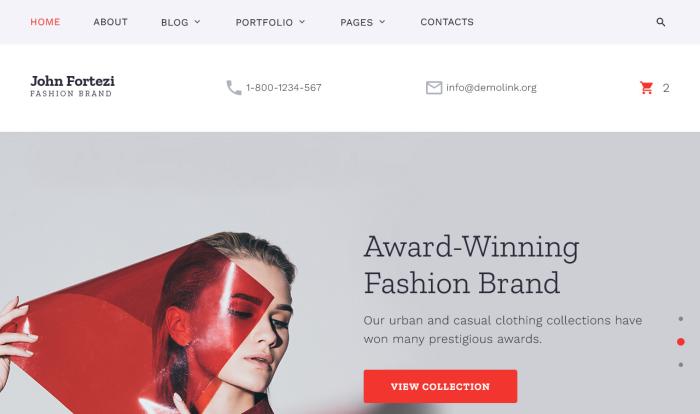 风尚领航者-高端时尚品牌网站模板