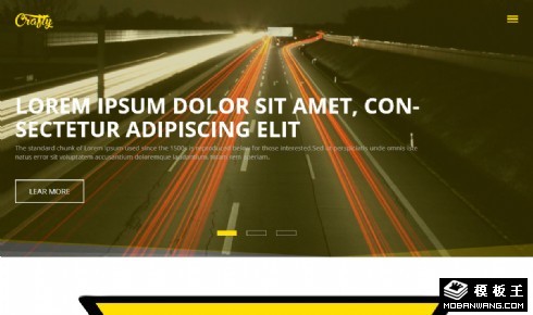 高新企业产品信息响应式网页模板