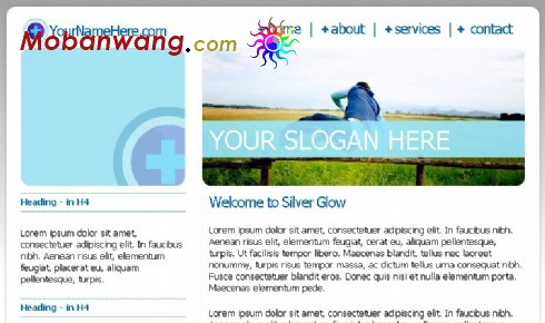 屋顶建筑公司网页模板