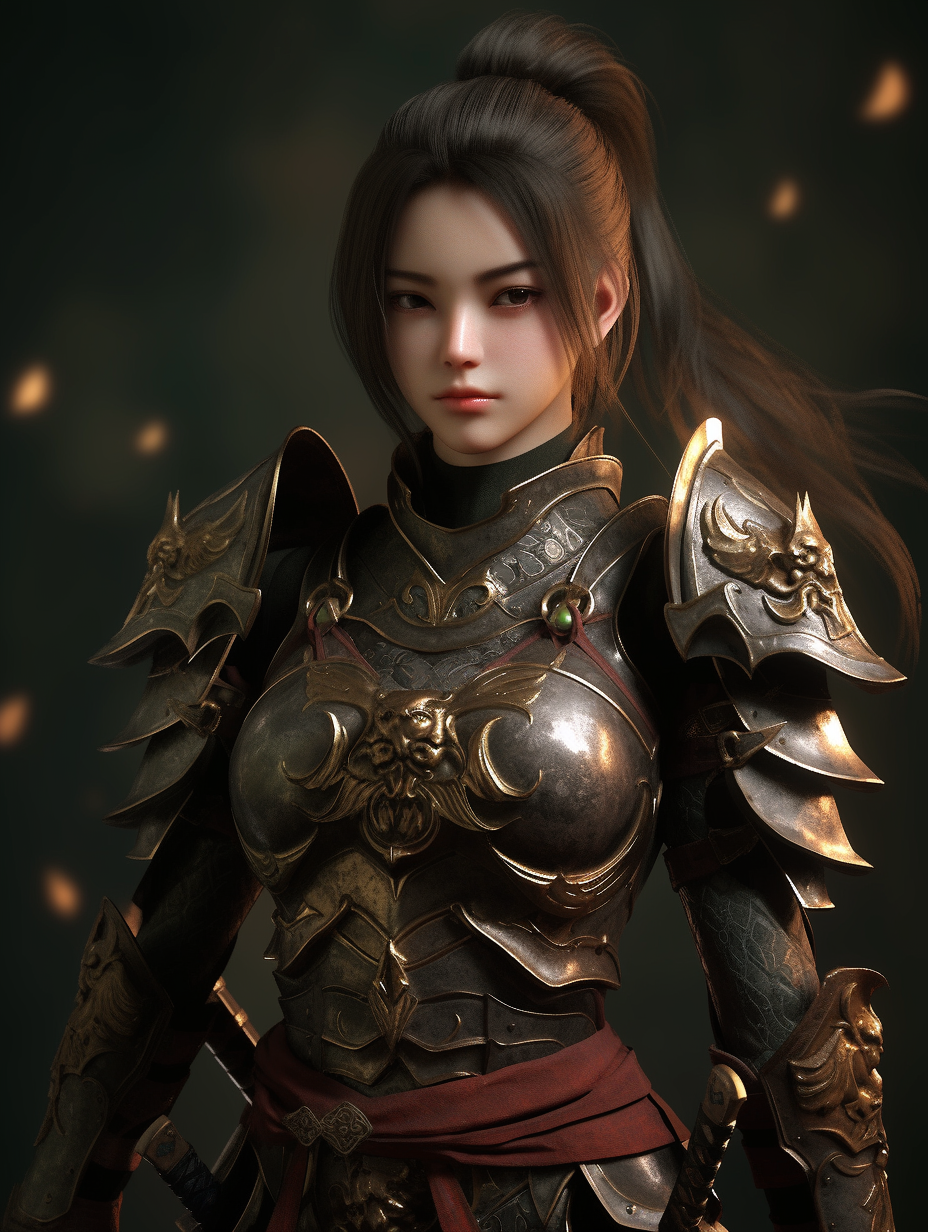 AI绘画AAAA游戏角色图片