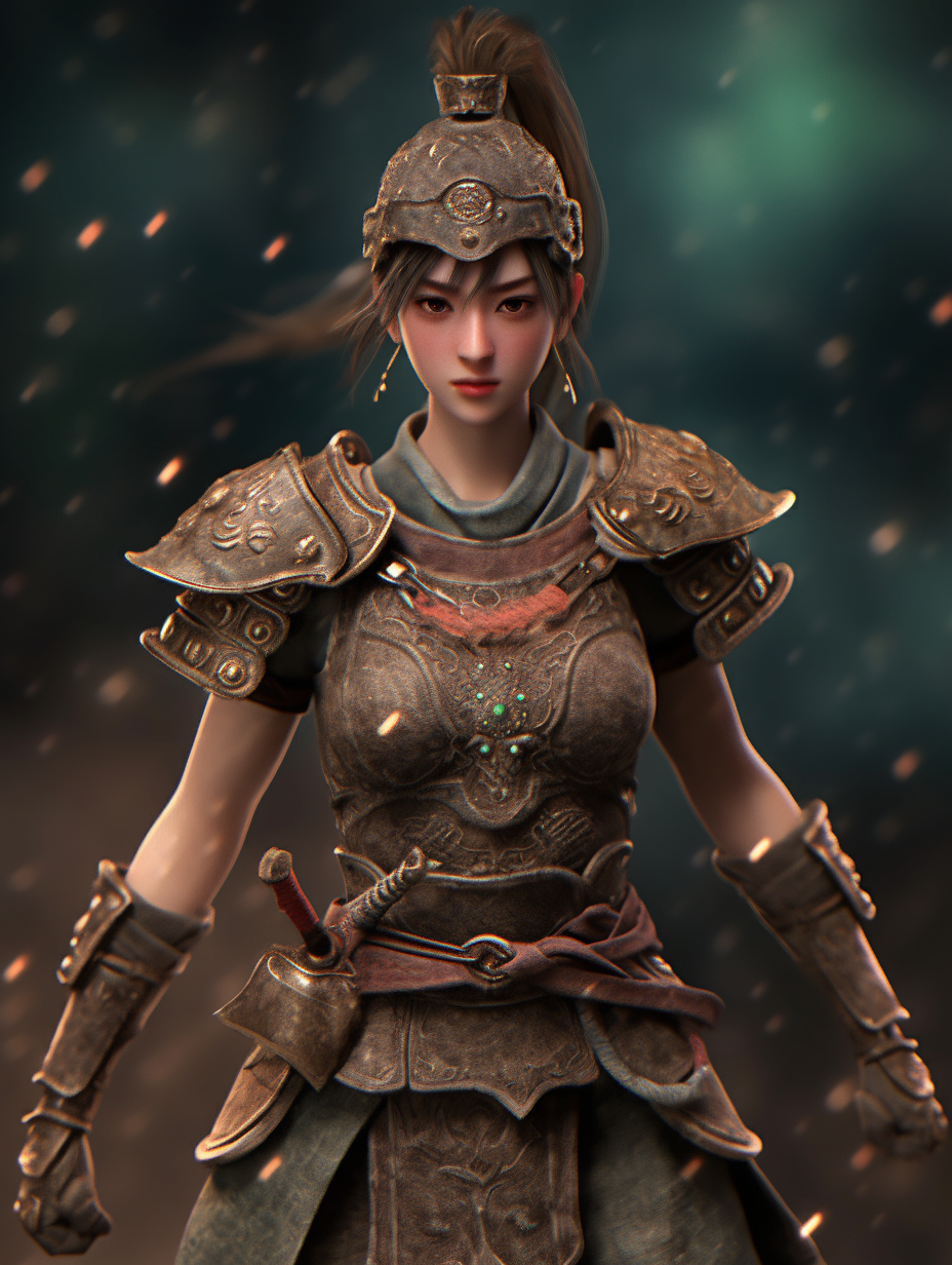 C4D游戏角色手机壁纸免费下载