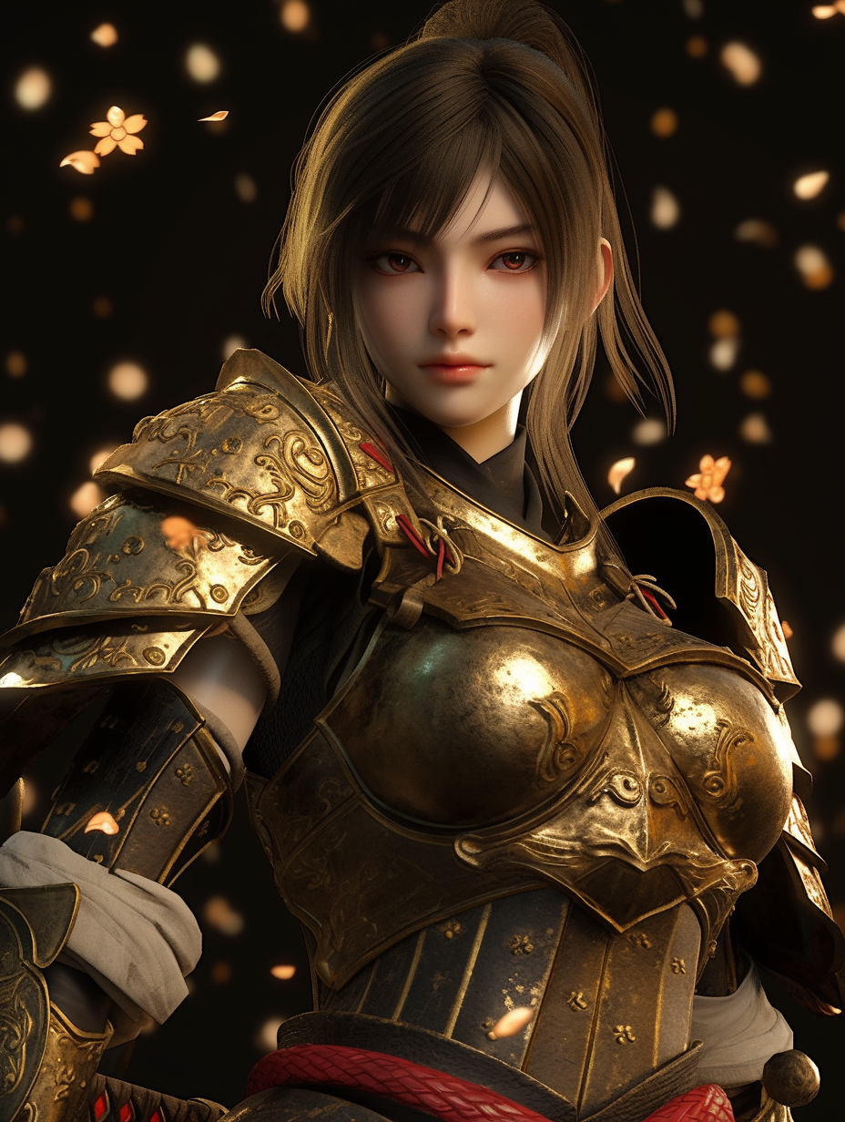 3d战国时代盔甲设计人物图片