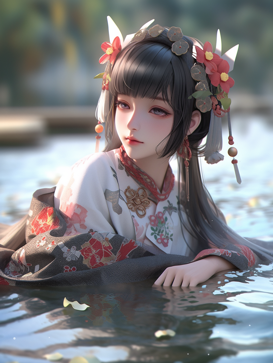 国风美人图片免费下载