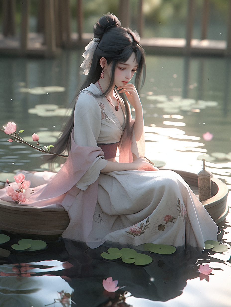 国风美人手机壁纸图片下载